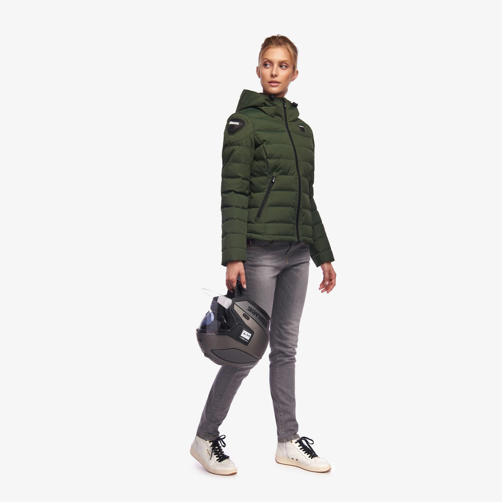 Blauer HT EASY WINTER WOMAN 2.0 ダウンジャケット EASY WINTER WOMAN 2.0 664-GREEN - レディース 秋冬 ライダースダウン