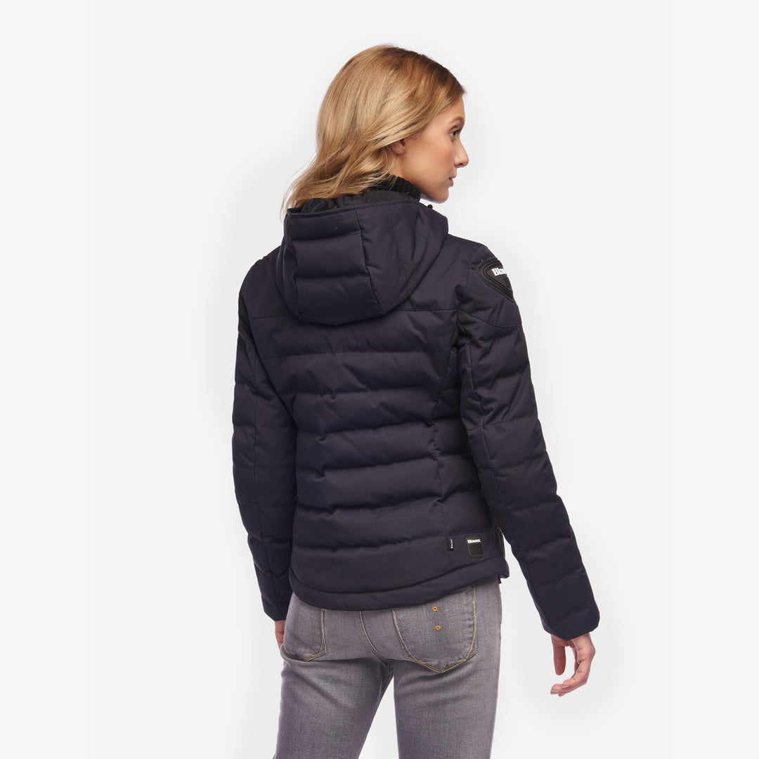 Blauer HT EASY WINTER サイズS 2.0 ダウンジャケット EASY WINTER WOMAN 2.0 664H1-GREEN/BLUE SHOULDER - レディース 秋冬