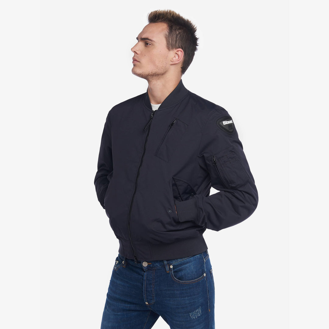 CALUX ブラック ボンバージャケット CALUX（キャラクス）の「【CALUX/キャラクス】SHORT BOMBER